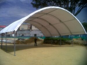 instalación de carpas tipo hangar bogota