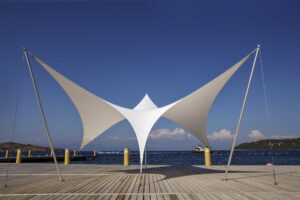 Membrana arquitectónica para fiestas